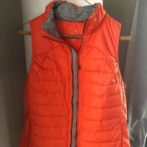 Orange Puffy Vest
